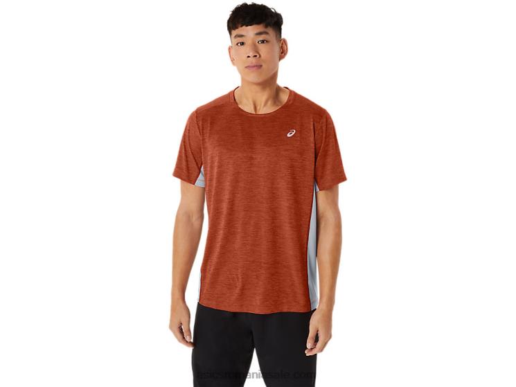 Asics condimente latte/sheet rock trena bărbătească sana cu mânecă scurtă ZF464202