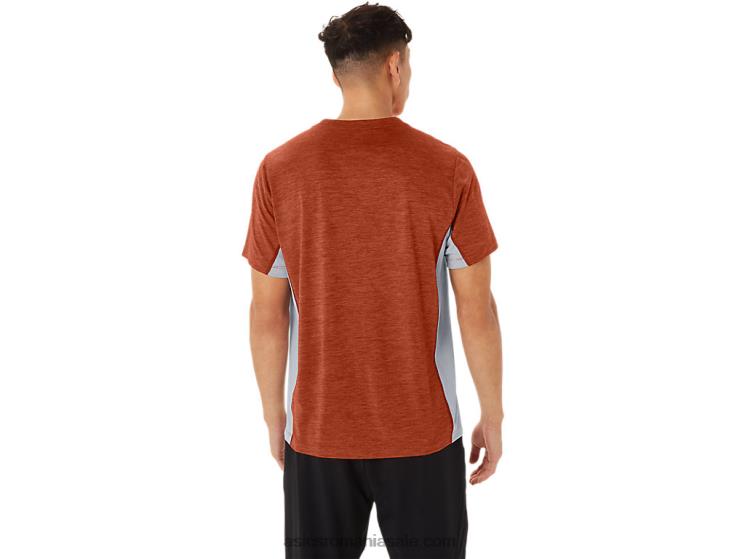 Asics condimente latte/sheet rock trena bărbătească sana cu mânecă scurtă ZF464202
