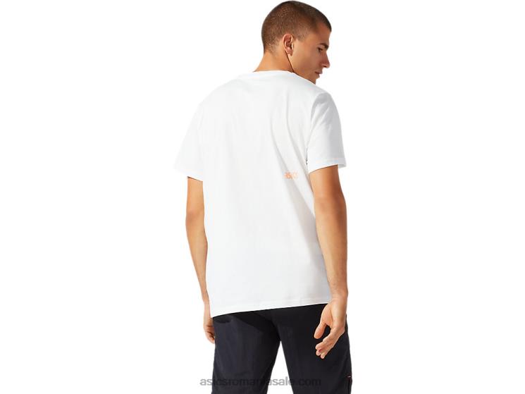 Asics cremă tricou cu mânecă scurtă dt graphic pentru bărbați ZF4641933