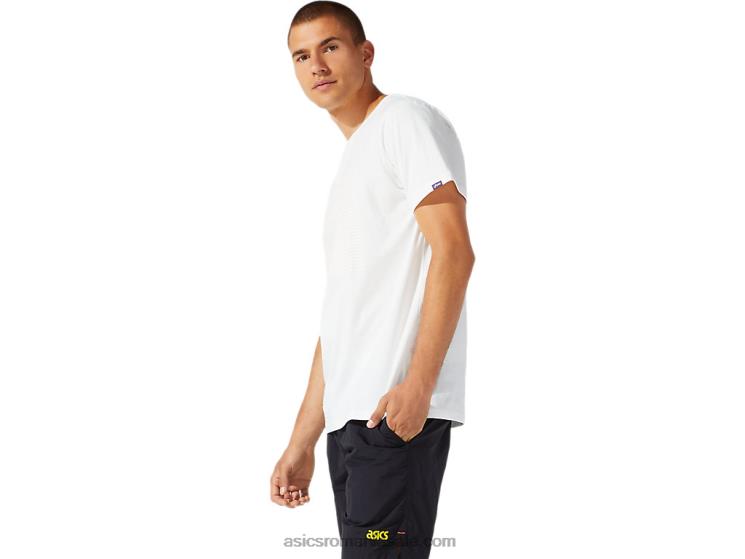 Asics cremă tricou cu mânecă scurtă dt graphic pentru bărbați ZF4641933