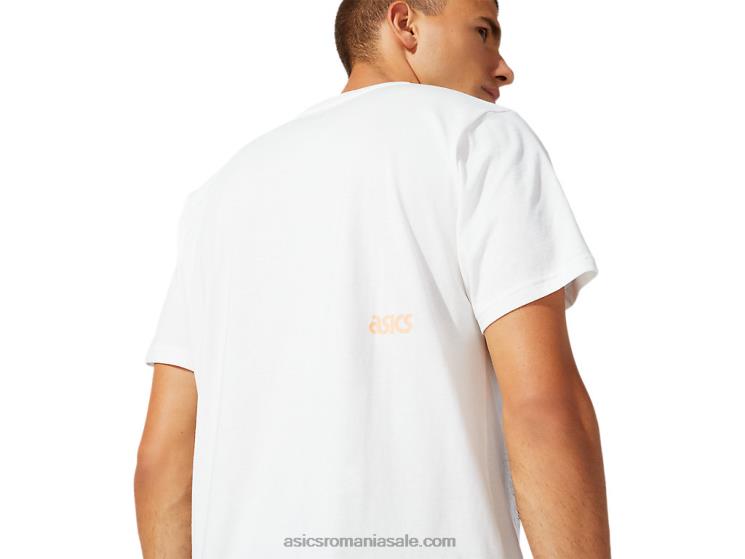 Asics cremă tricou cu mânecă scurtă dt graphic pentru bărbați ZF4641933