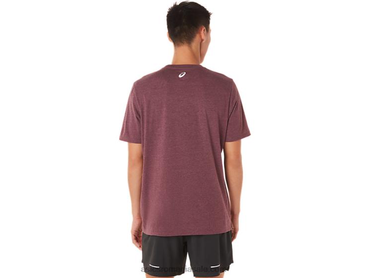 Asics deep mars heather tricou club cu mânecă scurtă ZF4641462