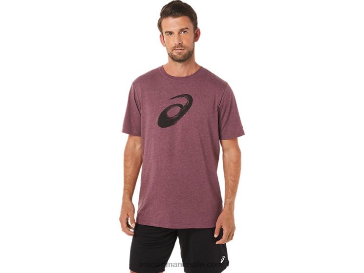 Asics deep mars heather tricou cu mânecă scurtă cu pensulă ZF4642078