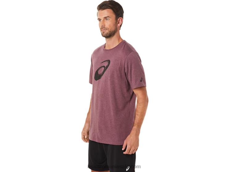 Asics deep mars heather tricou cu mânecă scurtă cu pensulă ZF4642078