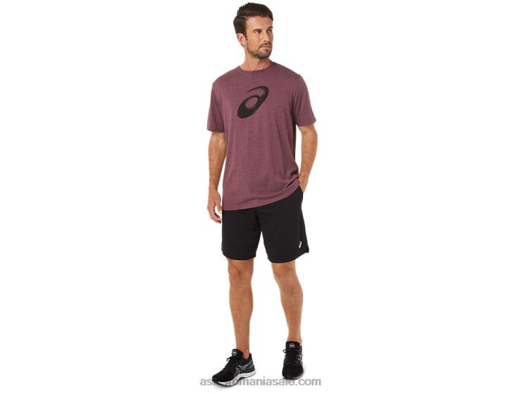 Asics deep mars heather tricou cu mânecă scurtă cu pensulă ZF4642078