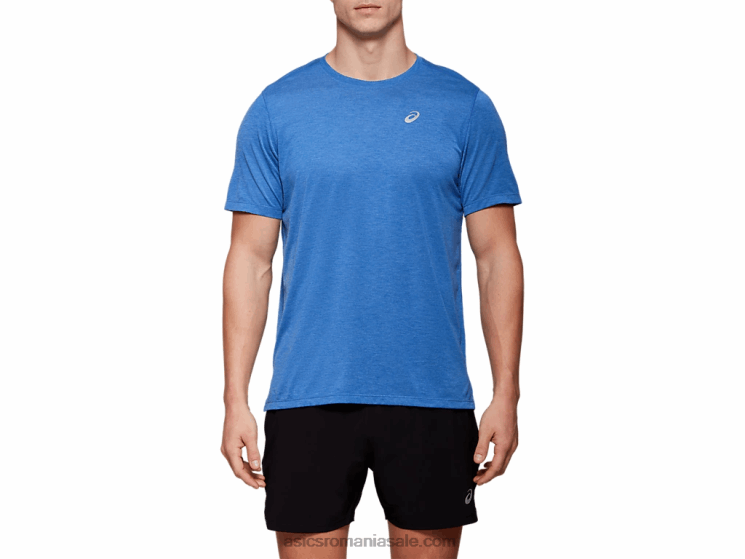 Asics erica albastră top dorai cu mânecă scurtă pentru bărbați ZF4642121