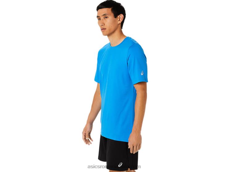 Asics erica albastru electric top tehnic hthr pentru bărbați cu mânecă scurtă ZF4641710