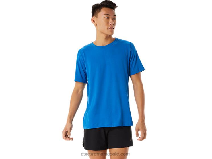 Asics erica albastru francez top tehnic hthr pentru bărbați cu mânecă scurtă ZF4641361