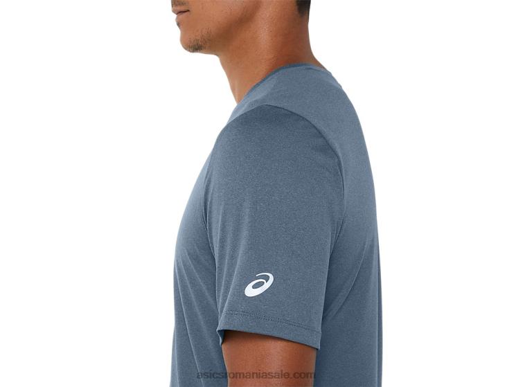 Asics erica albastru oțel top tehnic hthr pentru bărbați cu mânecă scurtă ZF464160