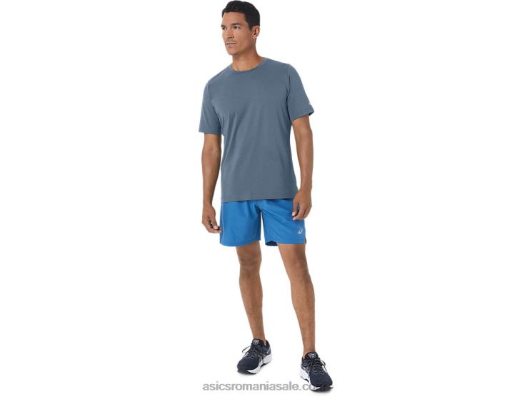 Asics erica albastru oțel top tehnic hthr pentru bărbați cu mânecă scurtă ZF464160