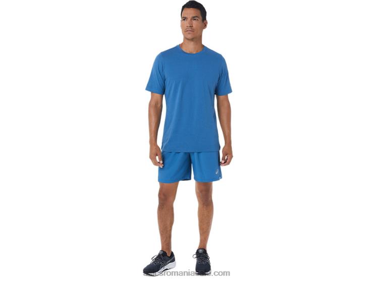 Asics erica azurie top tehnic hthr pentru bărbați cu mânecă scurtă ZF4641055