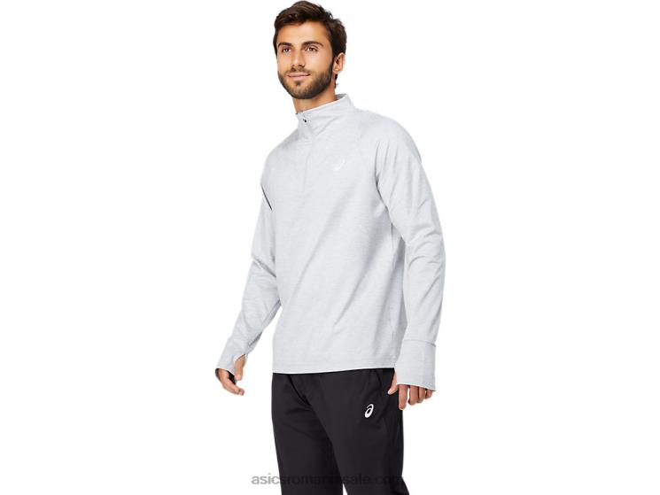 Asics erica gri deschis fermoar sfert termopolis pentru bărbați ZF4641633