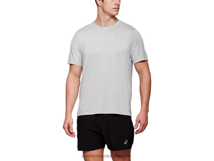Asics erica gri deschis top dorai cu mânecă scurtă pentru bărbați ZF4642123