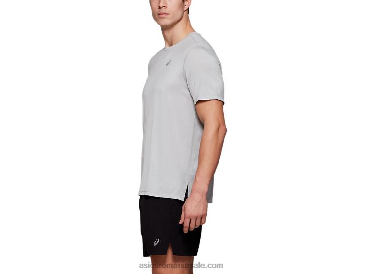 Asics erica gri deschis top dorai cu mânecă scurtă pentru bărbați ZF4642123