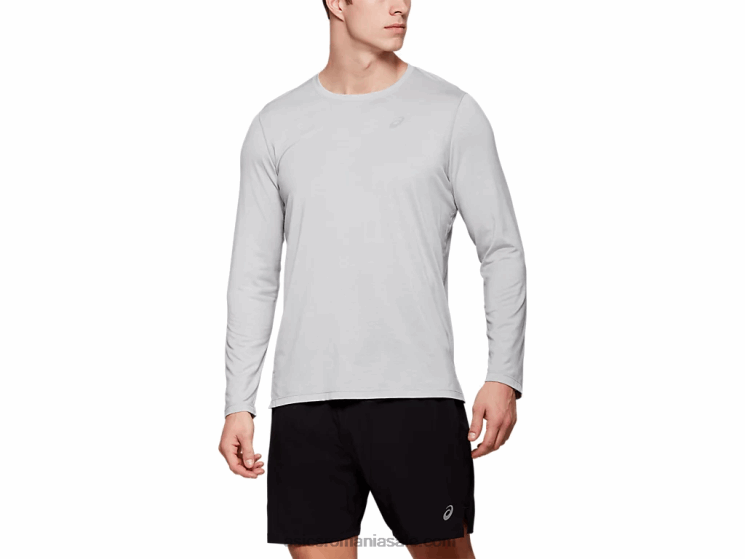 Asics erica gri deschis top pentru bărbați dorai cu mânecă lungă ZF4641986