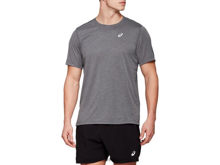Asics erica gri închis top dorai cu mânecă scurtă pentru bărbați ZF4642122