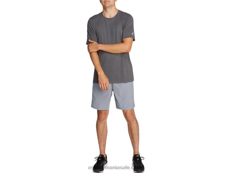 Asics erica gri închis top tehnic hthr pentru bărbați cu mânecă scurtă ZF4642033