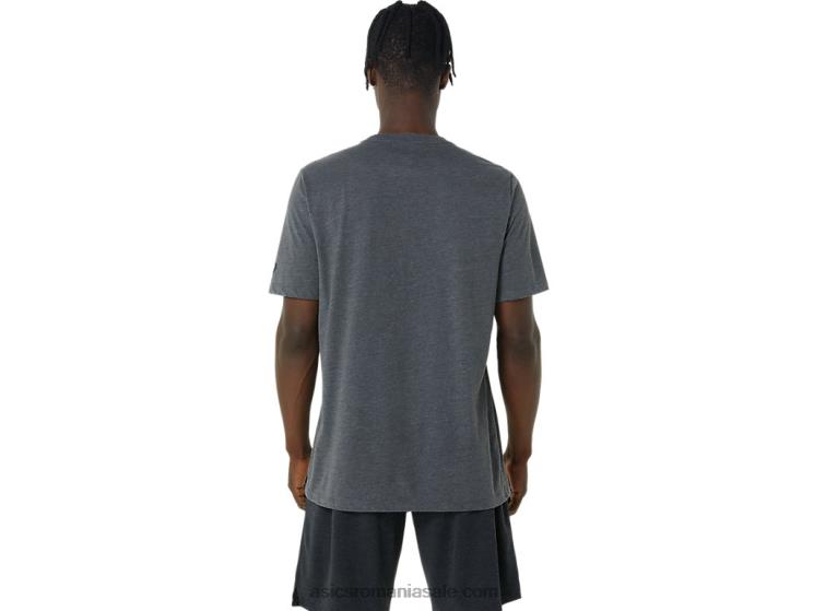 Asics erica gri închis tricou grafic pentru volei ZF464878