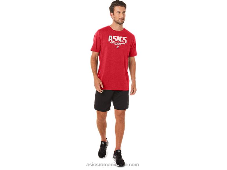 Asics erica roșie clasică 1977 mtn tee ZF46421