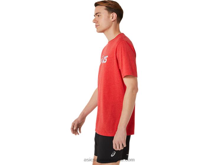 Asics erica roșie clasică a patra mânecă scurtă remarcabilă ZF4641256