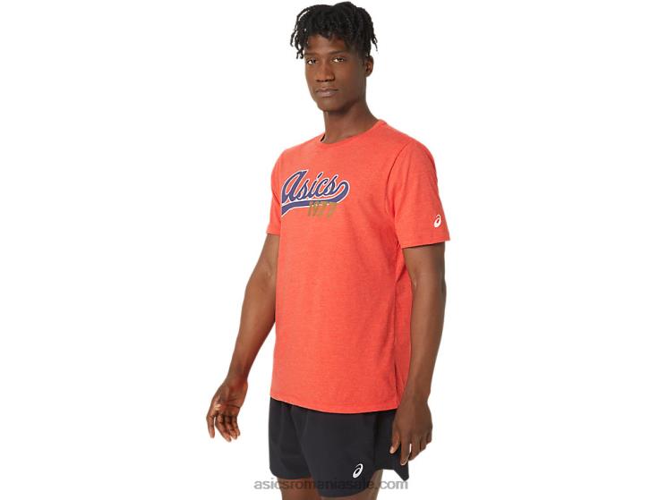 Asics erica roșie clasică tricou de baseball unisex 77 ZF46499