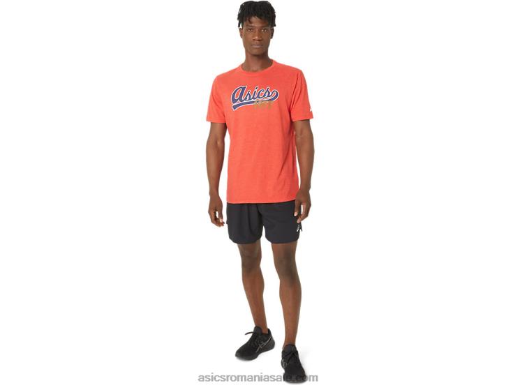 Asics erica roșie clasică tricou de baseball unisex 77 ZF46499