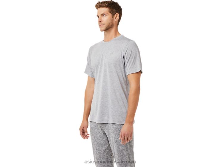 Asics foaie de piatră top de performanță cu mânecă scurtă pentru bărbați ZF4642040