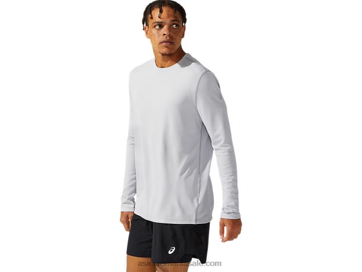 Asics gri mijlociu mânecă lungă pregătită ii pentru bărbați ZF4641095