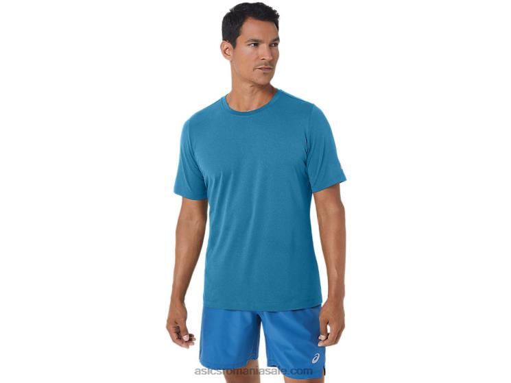 Asics insula albastră erica top tehnic hthr pentru bărbați cu mânecă scurtă ZF464170