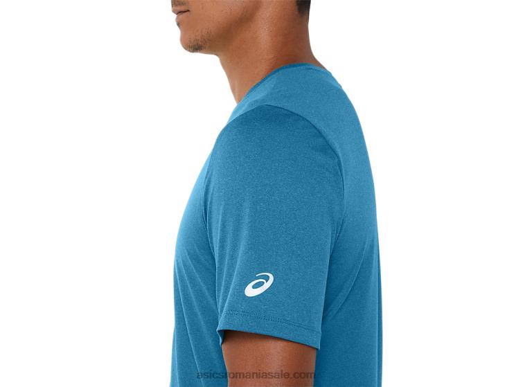 Asics insula albastră erica top tehnic hthr pentru bărbați cu mânecă scurtă ZF464170