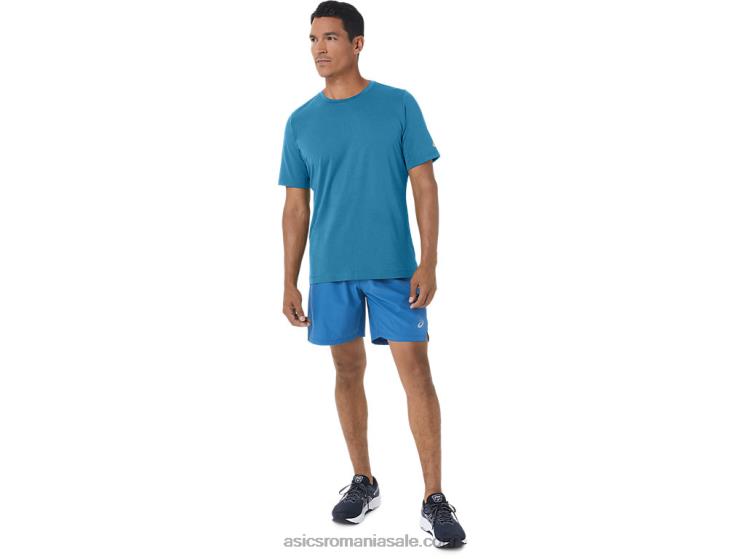 Asics insula albastră erica top tehnic hthr pentru bărbați cu mânecă scurtă ZF464170