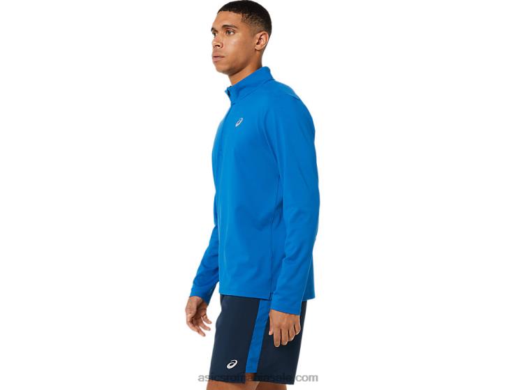 Asics lacul drive/hazard green jumătate de fermoar gata pentru bărbați ZF4641526