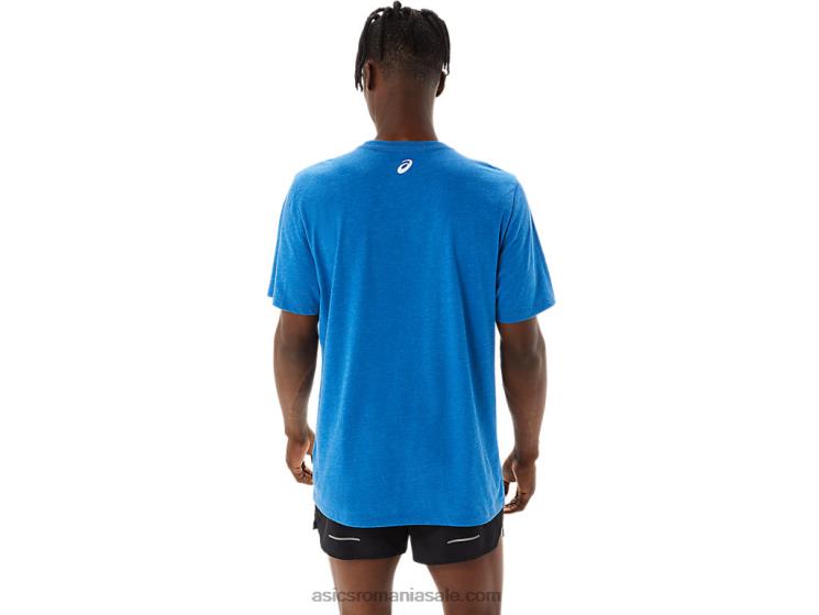 Asics lake drive heather proprietatea cu mânecă scurtă a tricouului sport ZF4641231