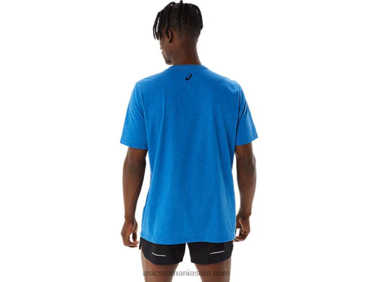 Asics lake drive heather tricou cu mânecă scurtă în dungi ZF464850
