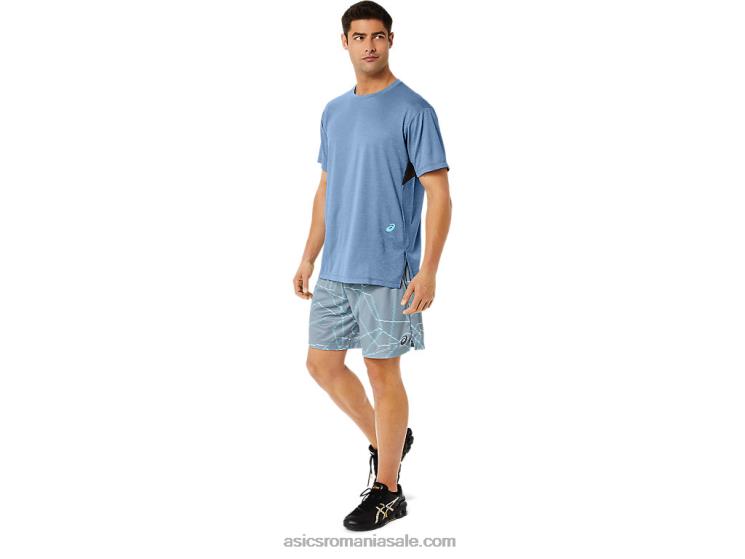 Asics mare rechin erica top cu mânecă scurtă cu imprimeu gel-cool pentru bărbați ZF4641354
