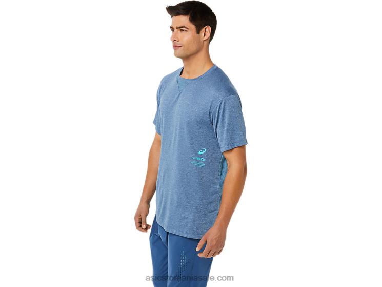 Asics mare rechin erica top cu mânecă scurtă din jacquard actibreeze pentru bărbați ZF4641514