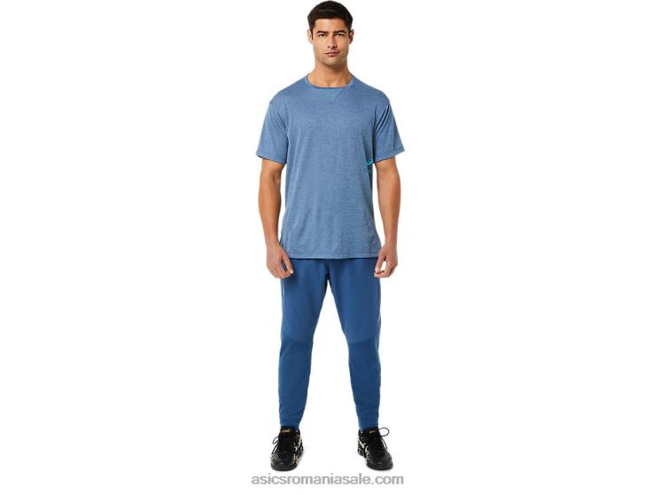 Asics mare rechin erica top cu mânecă scurtă din jacquard actibreeze pentru bărbați ZF4641514