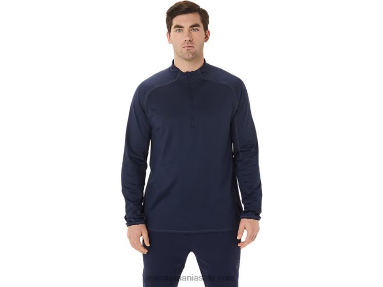 Asics miezul nopţii top bărbați actibreeze jacquard cu fermoar 1/2 ZF464761