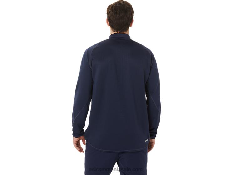 Asics miezul nopţii top bărbați actibreeze jacquard cu fermoar 1/2 ZF464761