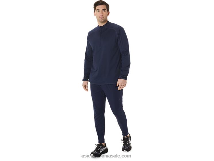 Asics miezul nopţii top bărbați actibreeze jacquard cu fermoar 1/2 ZF464761