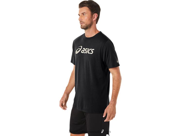 Asics negru de performanță Tricou cu logo xg cu mânecă scurtă ZF46411