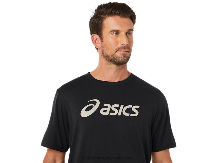 Asics negru de performanță Tricou cu logo xg cu mânecă scurtă ZF46411