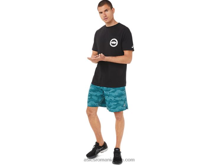 Asics negru de performanță Tricou de munte 1977 ZF4641910