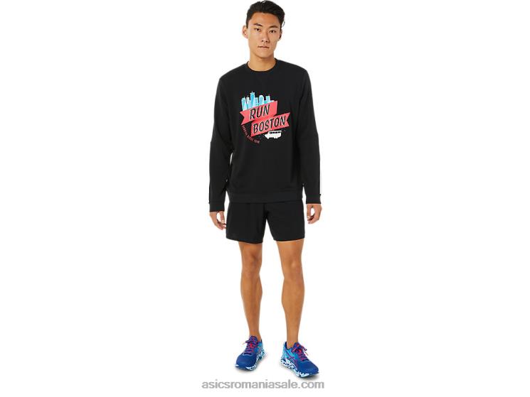 Asics negru de performanță echipajul bărbaților ZF4641702
