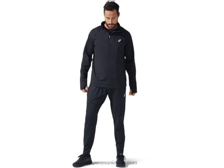 Asics negru de performanță fermoar sfert termopolis pentru bărbați ZF4641626