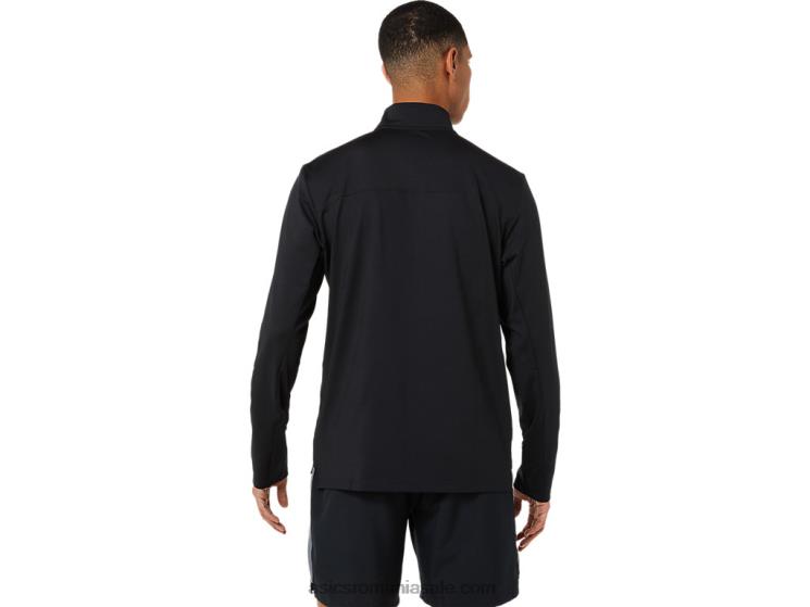 Asics negru de performanță jumătate de fermoar gata pentru bărbați ZF4641389