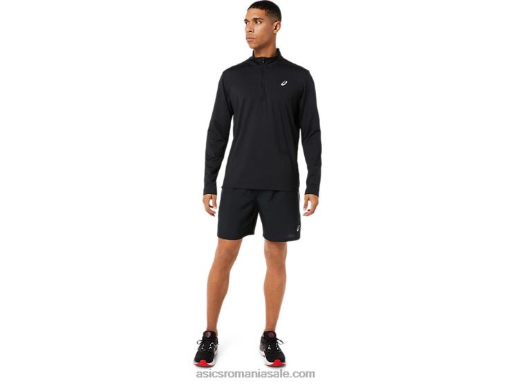 Asics negru de performanță jumătate de fermoar gata pentru bărbați ZF4641389