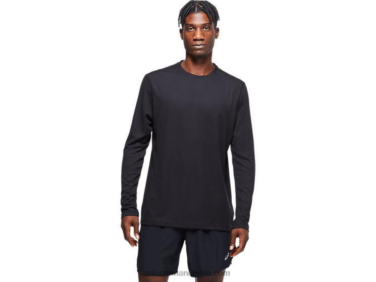 Asics negru de performanță mânecă lungă pregătită ii pentru bărbați ZF464842