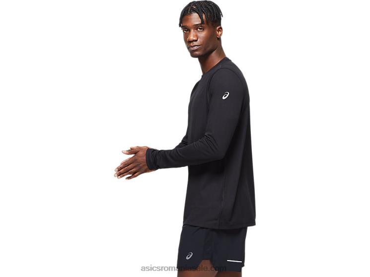 Asics negru de performanță mânecă lungă pregătită ii pentru bărbați ZF464842