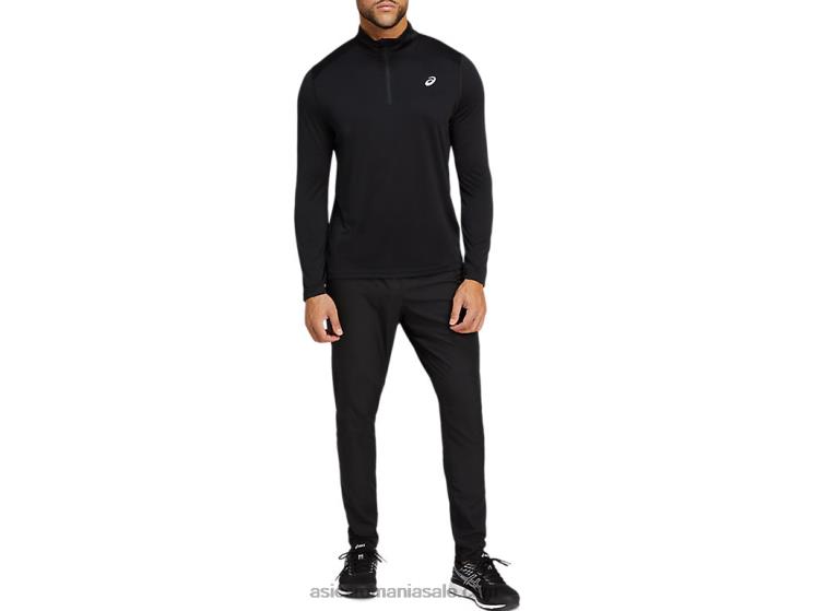 Asics negru de performanță nucleu bărbați fermoar 1/4 ZF4642039